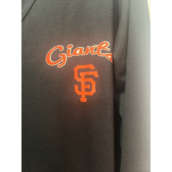 Concepts Sports SAN F GIANTS Baseball Black Long Sleeve T-Shirt Womens Size XL - Picture 2 of 9